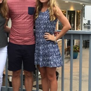 Altar’d state blue and white dress